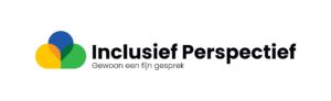 Logo van Incluvisie. klaverblaadje met de tekst Inclusief Perspectief